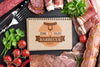 Meat Products With Notebook Mock-Up Psd
