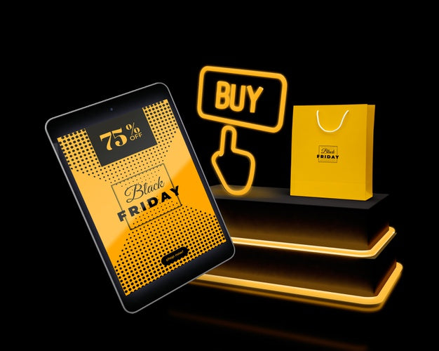 Media Communication On Black Friday Psd