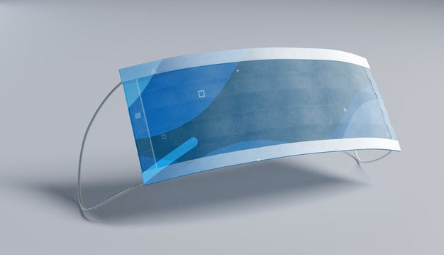 Medical Mask Futuristic Design Psd
