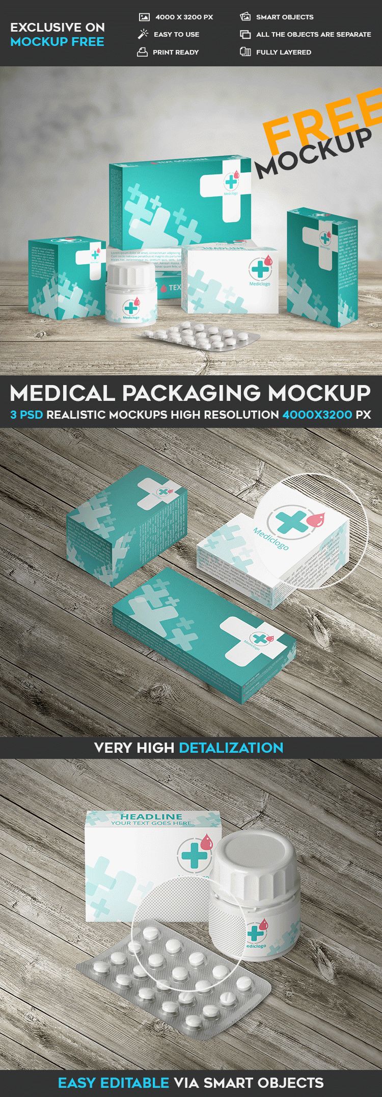 Medical Packaging – Psd Mockup