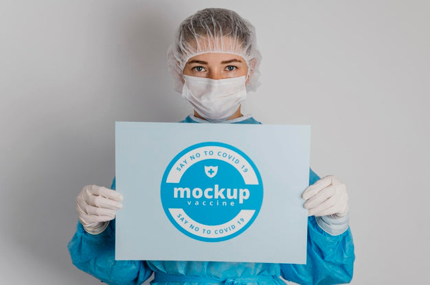 Medical Wear And Card Mock-Up Psd