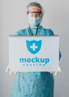 Medical Wear And Notebook Mock-Up Psd