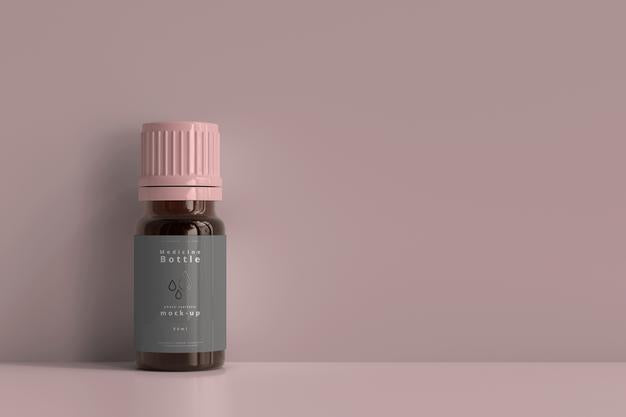 Medicine Bottle Mockup Psd