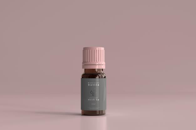 Medicine Bottle Mockup Psd