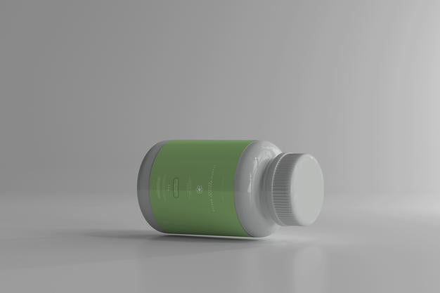 Medicine Bottle Mockup Psd