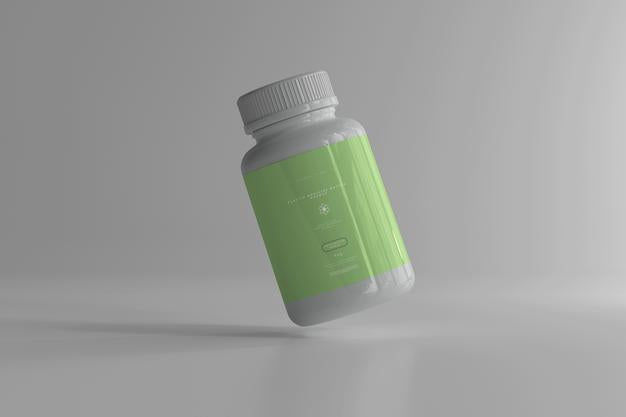 Medicine Bottle Mockup Psd