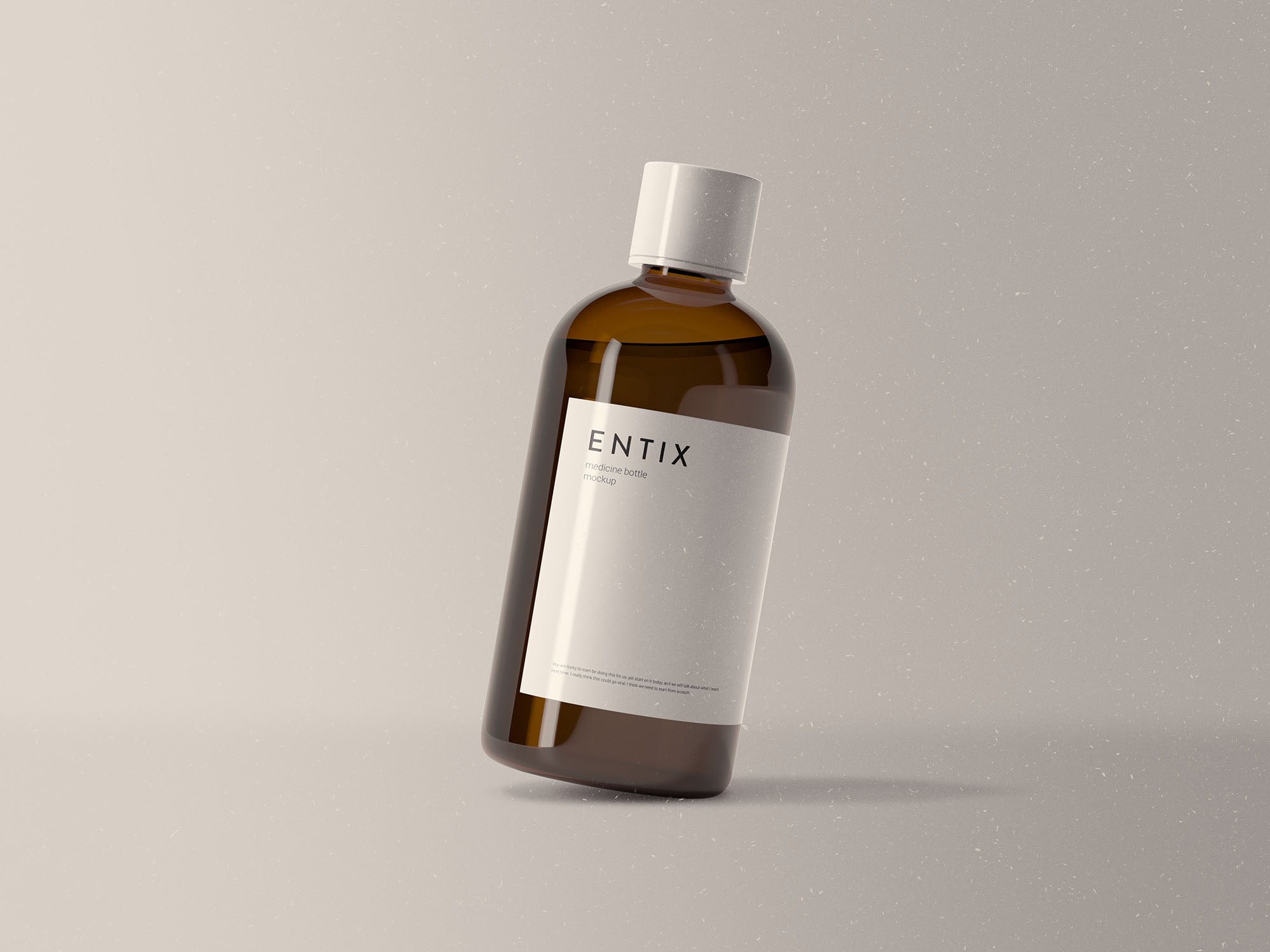 Medicine Bottle Mockup