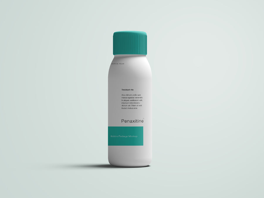 Medicine Bottle Mockup