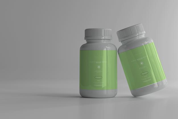 Medicine Bottles Mockup Psd