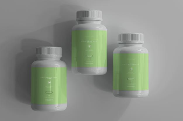 Medicine Bottles Mockup Psd