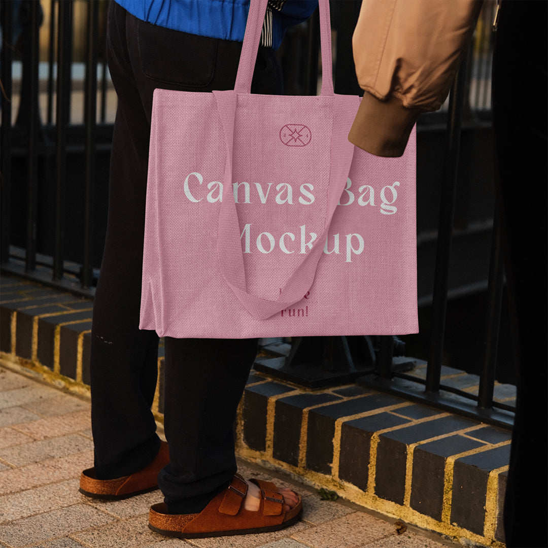 Medium Canvas Bag Mockup