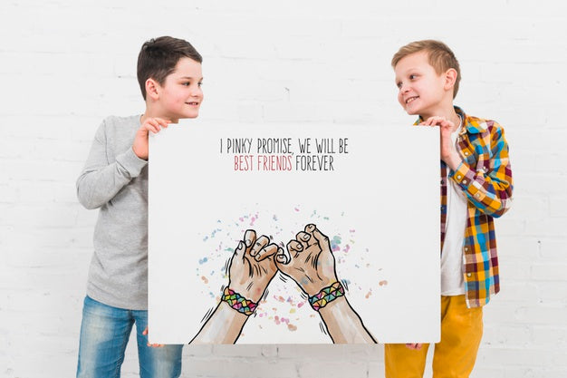 Medium Shot Happy Kids Looking At Each Other Psd