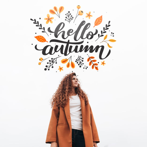 Medium Shot Of Beautiful Woman Looking Away Psd