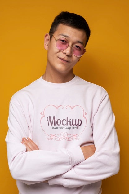 Medium Shot Teenager Portrait Psd