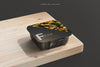Medium Size Food Container Mockup Psd