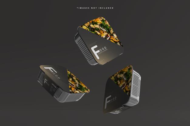 Medium Size Food Container Mockup Psd