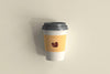 Medium Size Paper Coffee Cup Mockup Psd