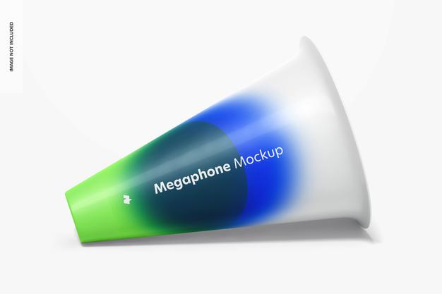 Megaphone Mockup Psd