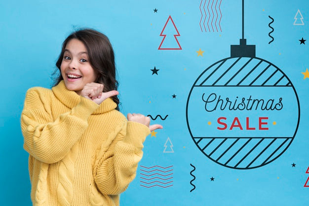 Memphis Concept For Christmas Sales Psd