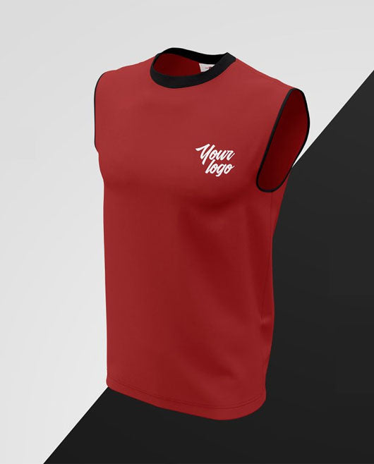 Mens Muscle Tank T-Shirts Mockup Set