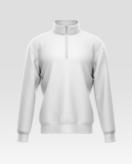 Men’S Quarter Zip Sweatshirt Mockup