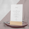 Menu Mock-Up With Plates And Cutlery Psd