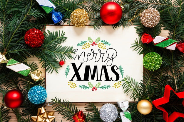 Merry Christmas Cute Celebration Psd