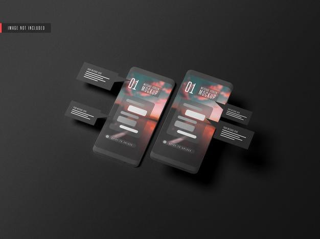 Messaging Conversation Concept On Mobile Phone Mockup Psd