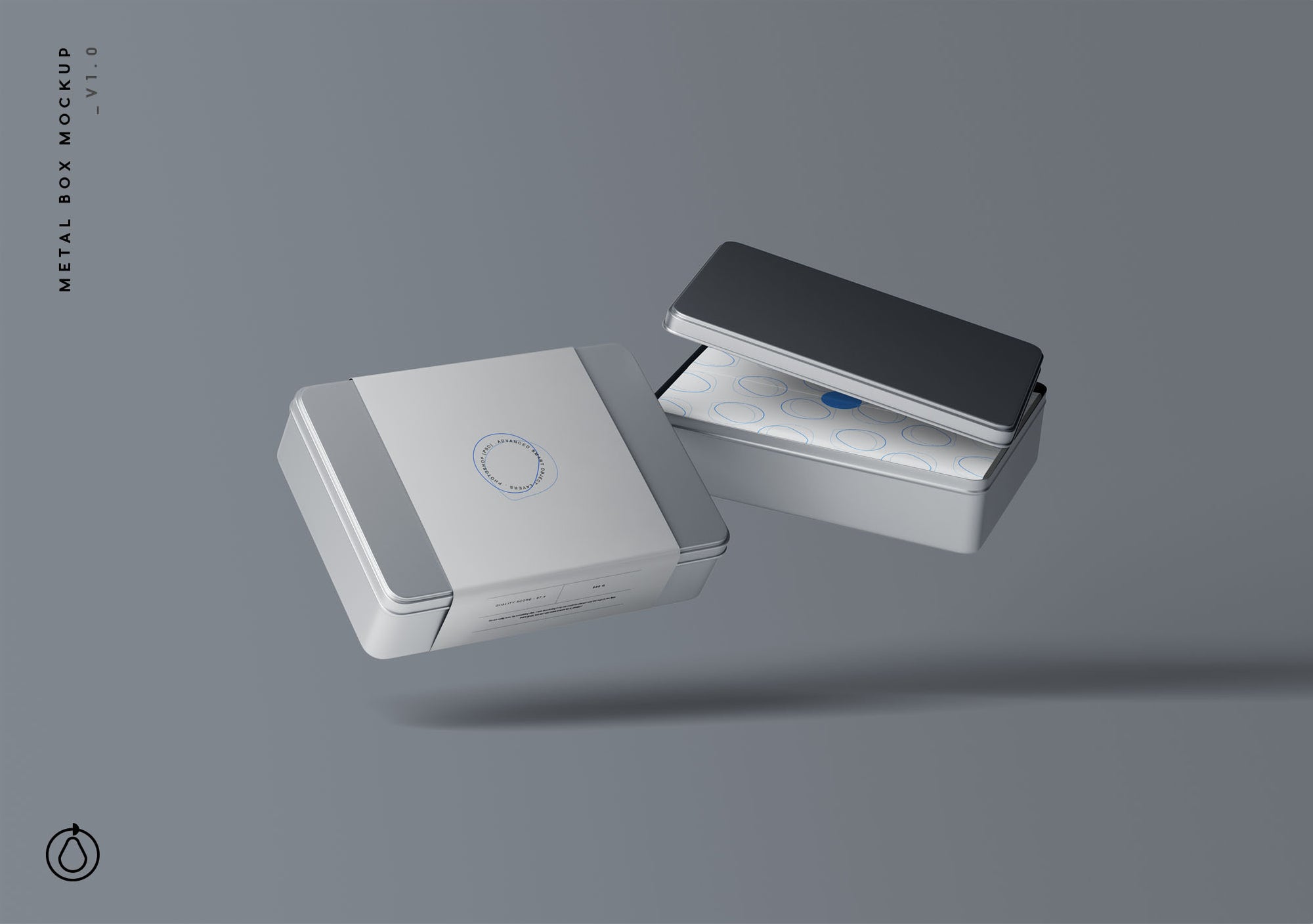 Metal Box Mockup