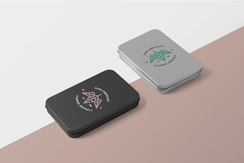 Metal Boxes Mockup