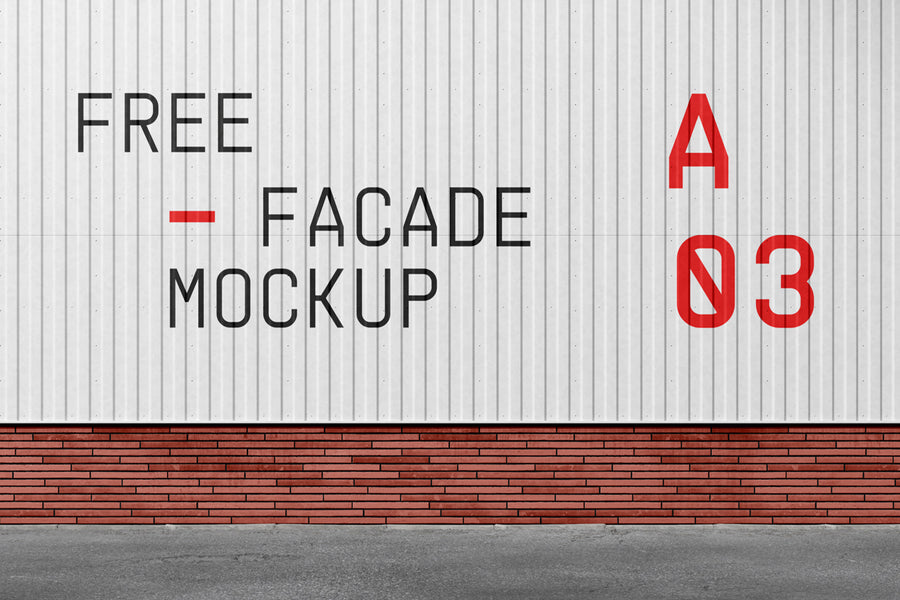 Metal Facade Mockup