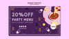 Mexican Food Banner Template Psd