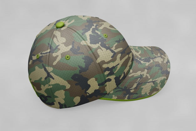 Military Cap Mockup Psd