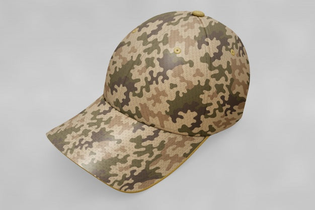 Military Cap Mockup Psd