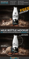 Milk Bottle – Psd Mockup