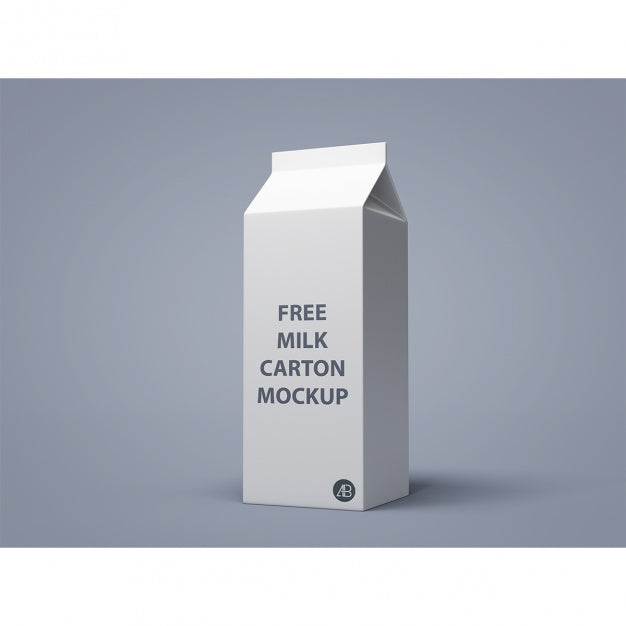Milk Packaging Mock Up Psd