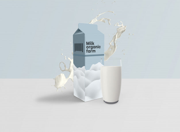 Milk Packaging Mockup Psd Psd