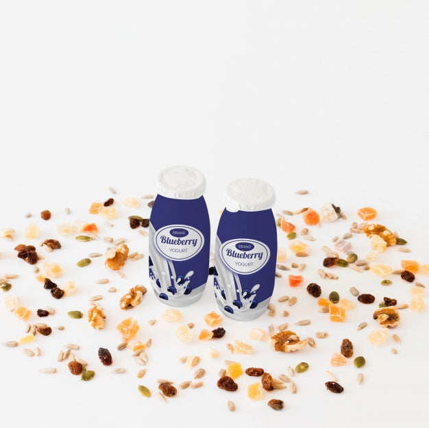 Milk Packaging Mockup Psd