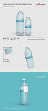 Mineral Water Bottle Mockup In Psd