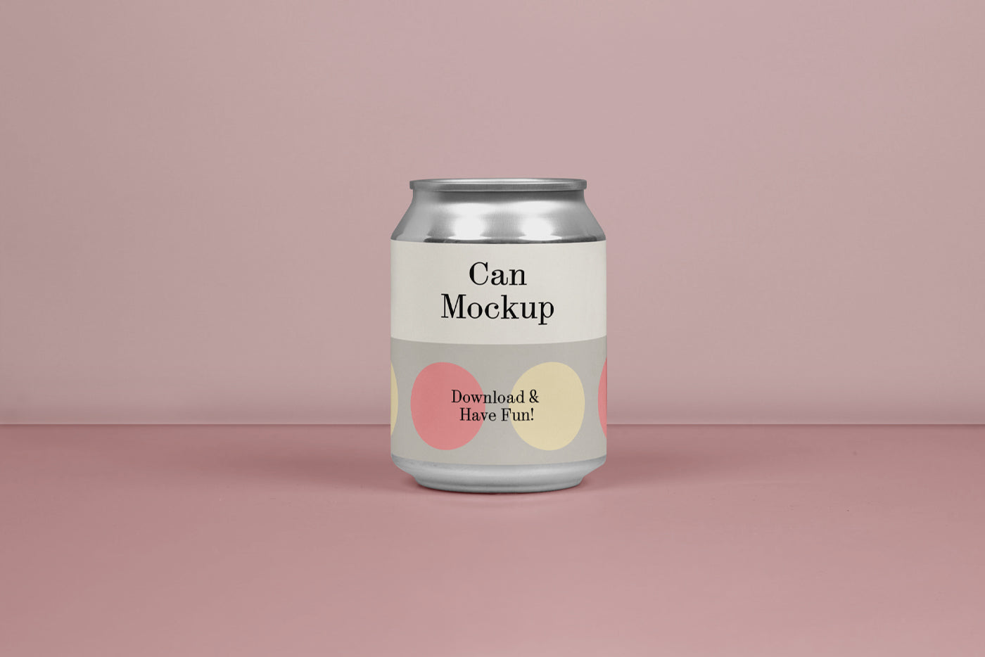 Mini Can Psd Mockup