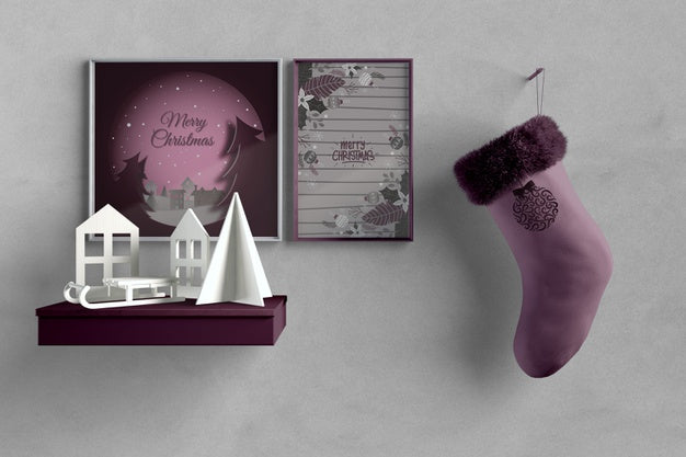 Miniatures Artist Artwork With Sock Hanging Psd