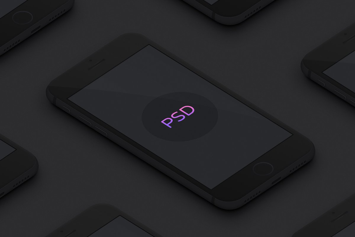 Minimal 3D Iphone Mockups