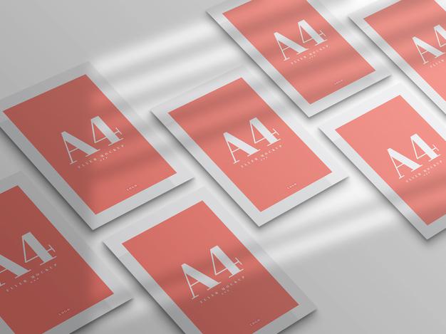 Minimal A4 Flyer Mockup Design Psd