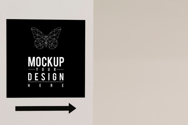 Minimal And Modern Signboard Mockup Psd