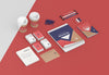 Minimal Assortment Of Stationery Objects Psd