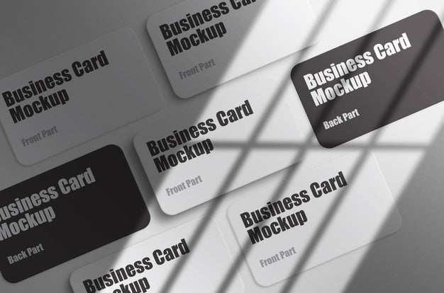 Minimal Business Card Mockup Presentation Psd Psd