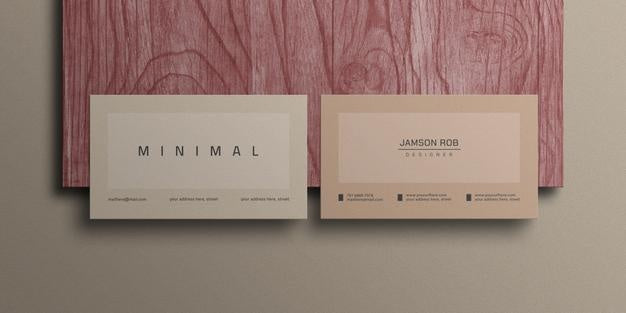 Minimal Business Card Mockup Psd