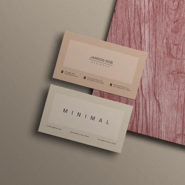 Minimal Business Card Mockup Psd