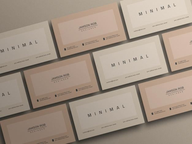Minimal Business Card Mockup Psd