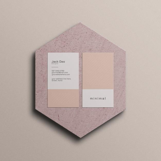 Minimal Business Card Mockup Psd